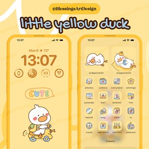 Little Duck | Ios Icons Pack Bundle, iPhone Theme, App Covers, Icons ...