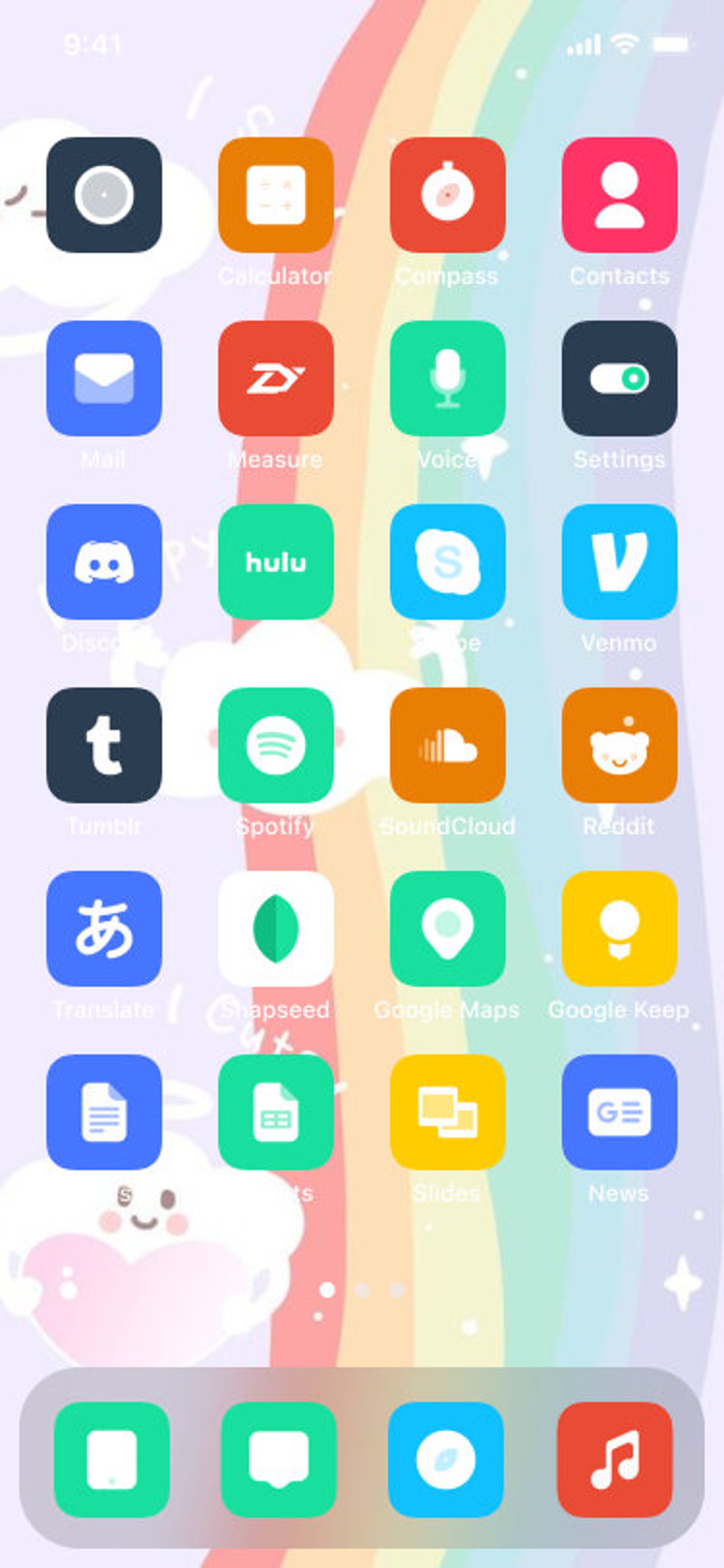 1500 Aesthetic Cute Pastel Kawaii App Icon I Aesthetic Iphone | Etsy