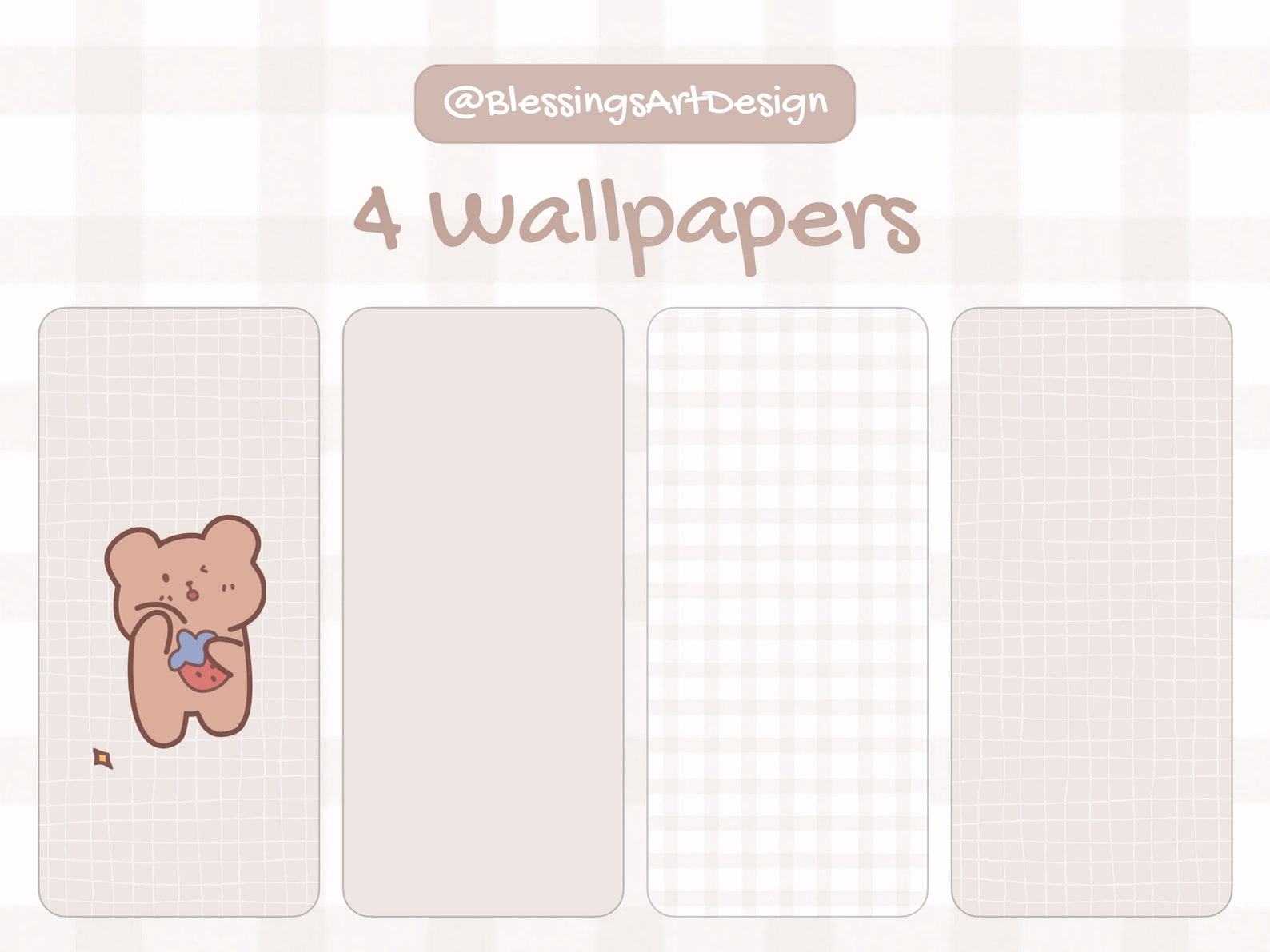 50 Icons Kawaii Bear Ios Icon Pack Iphone Theme App - Etsy