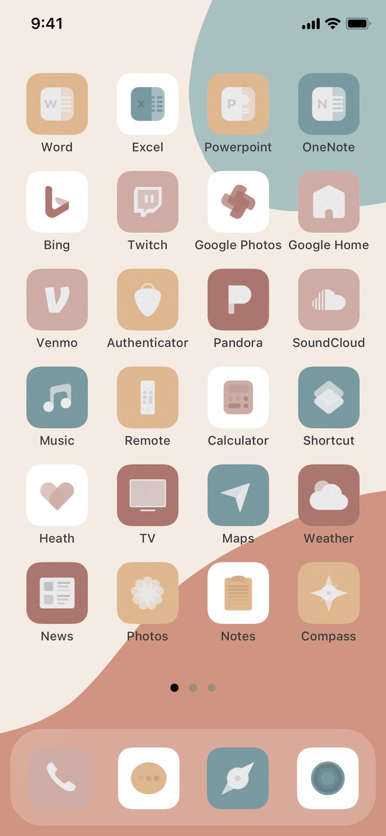 Aesthetic Noise Style I Pastel Neutral Ios14 Aesthetic Home Screen I Neutral Beige Ios 14 App Icons I Autumn Boho Icon Theme Pack Decals Skins Electronics Accessories Stokfella Com