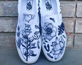 vans custom slip ons