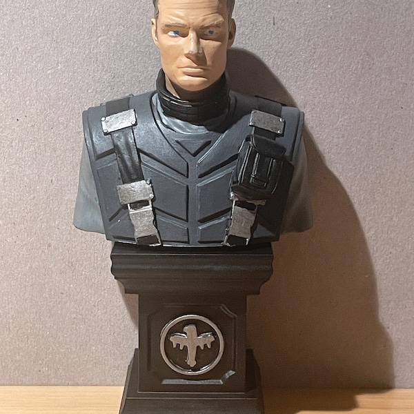 Starship Troopers Johnny Rico 6" buste en résine non peint imprimé en 3D