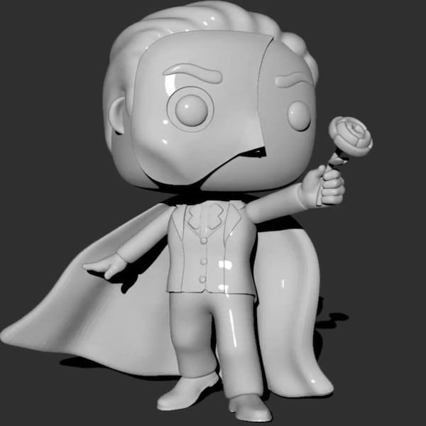 CUSTOM Funko Phantom of the Opera Erik NIEPOMALOWANY