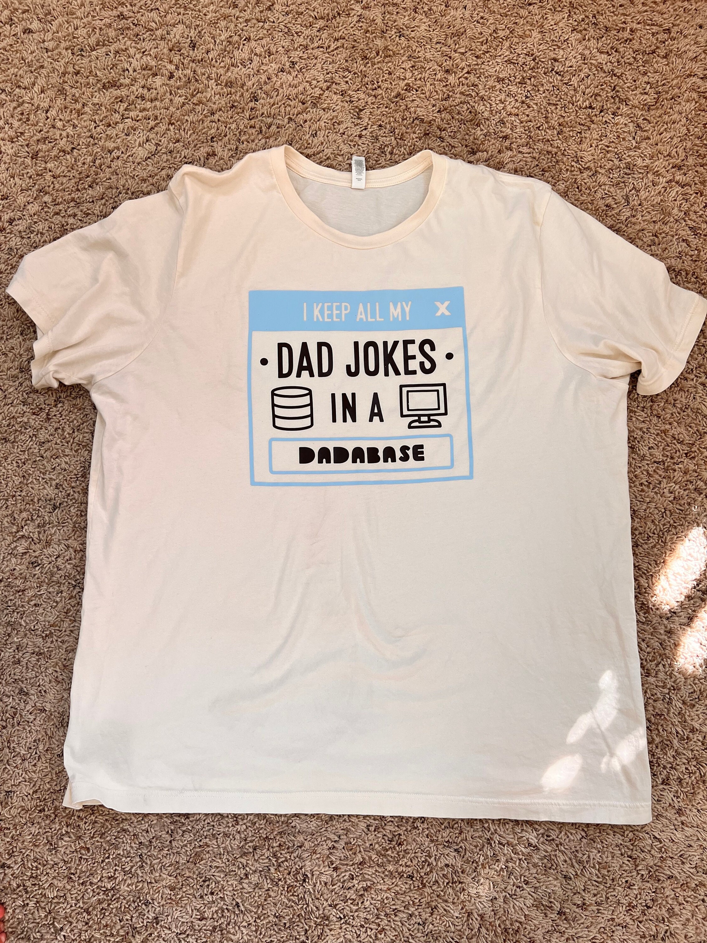 Dad-a-base shirt, dad jokes, IT funny