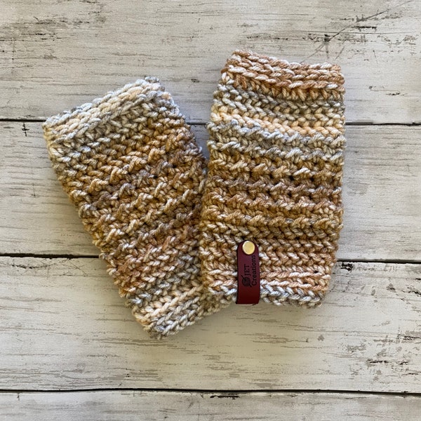 Pebblestone Fingerless Gloves, Hand Warmer, No Thumb Gloves