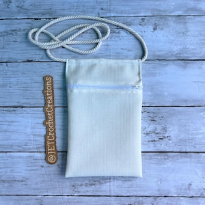 Reissverschlusstasche mit Seil Gurtband, Canvas Tasche, Seil Tasche, Geldbörse Canvas