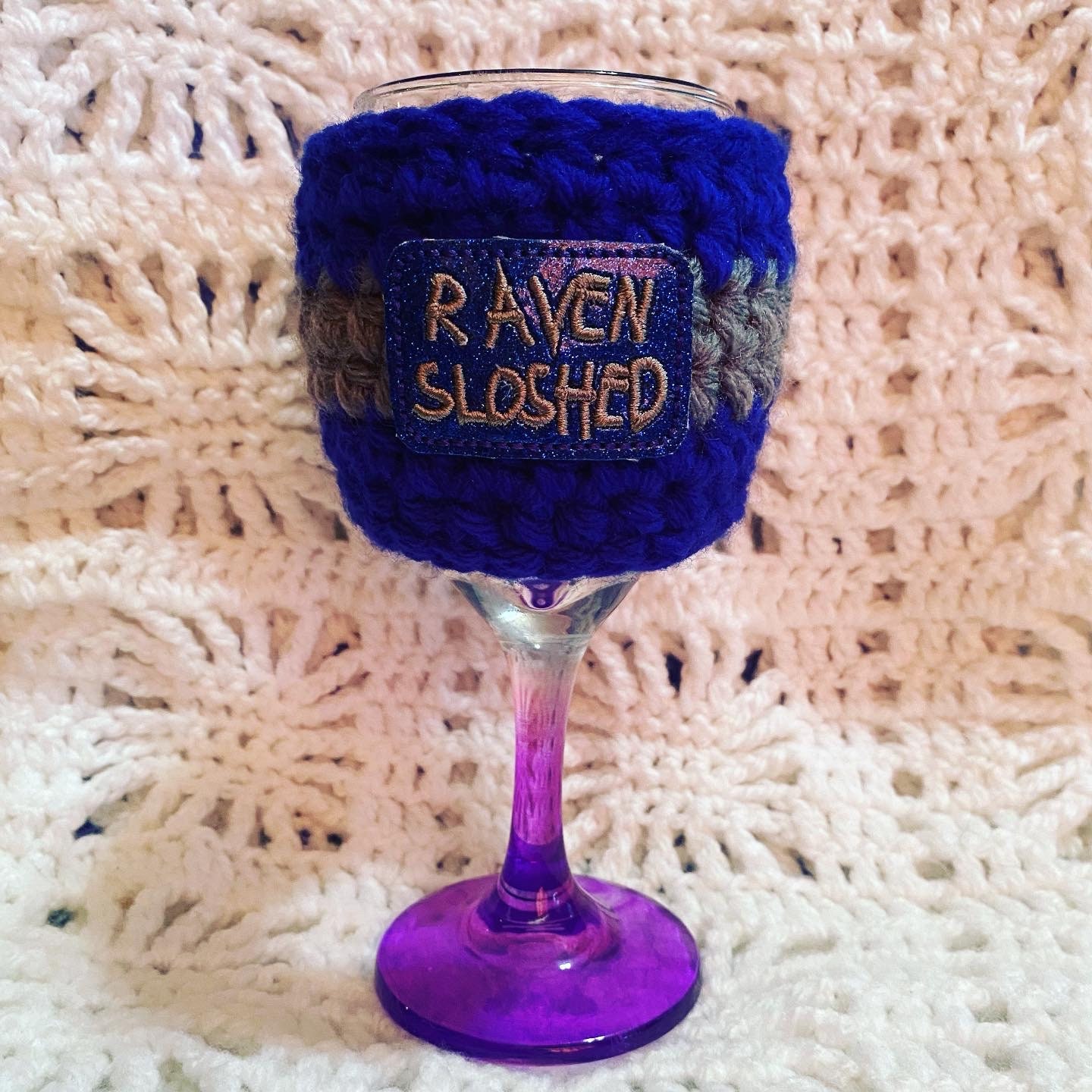 Wizard House Wine Cozy, Cup sleeve, Wine Sleeve - Thumbnail 3