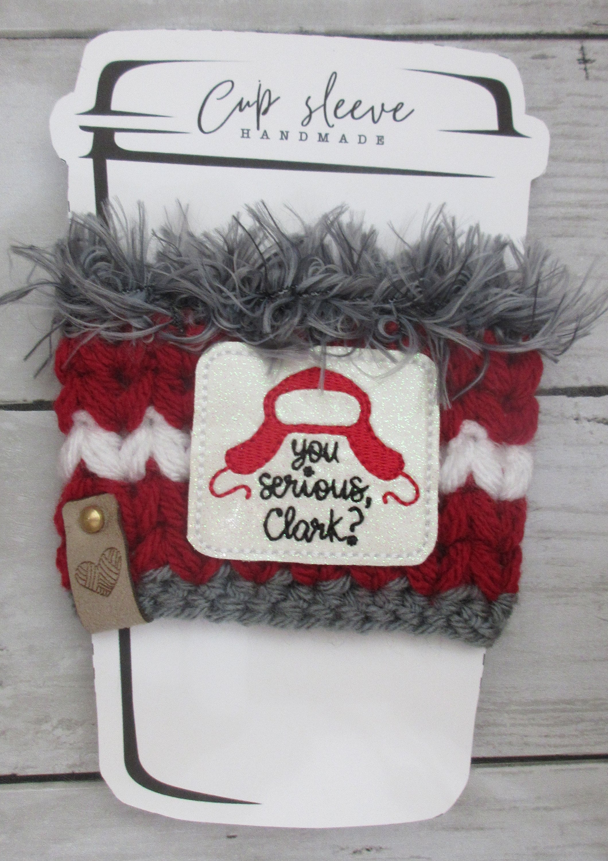Christmas Cup Cozy, Cup Sleeve, Coffee Sleeve, Tea Sleeve, Holiday - Thumbnail 4