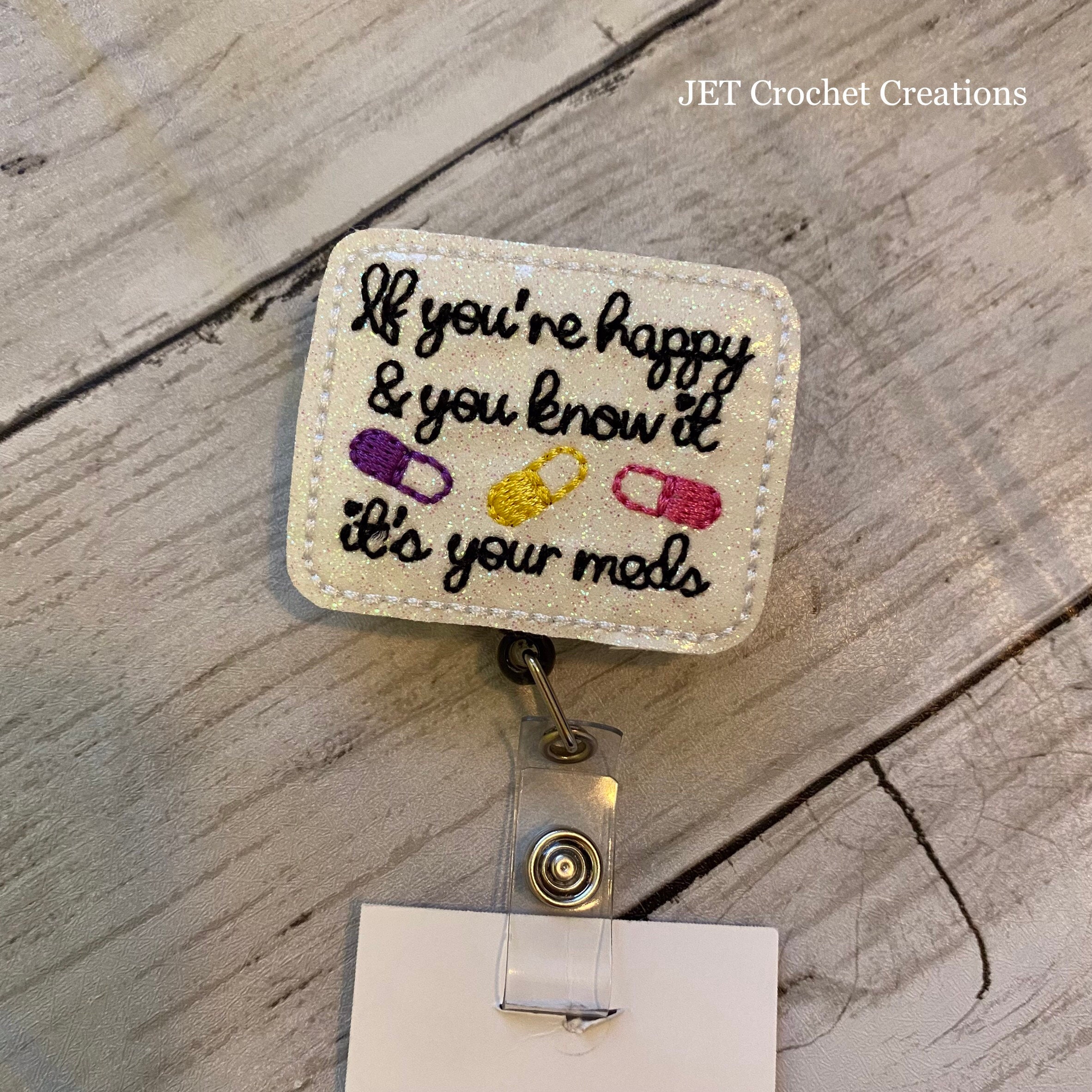 Medical Badge Reel, Chill Pill, Nurse Badge, Dentist Badge, Stethoscope