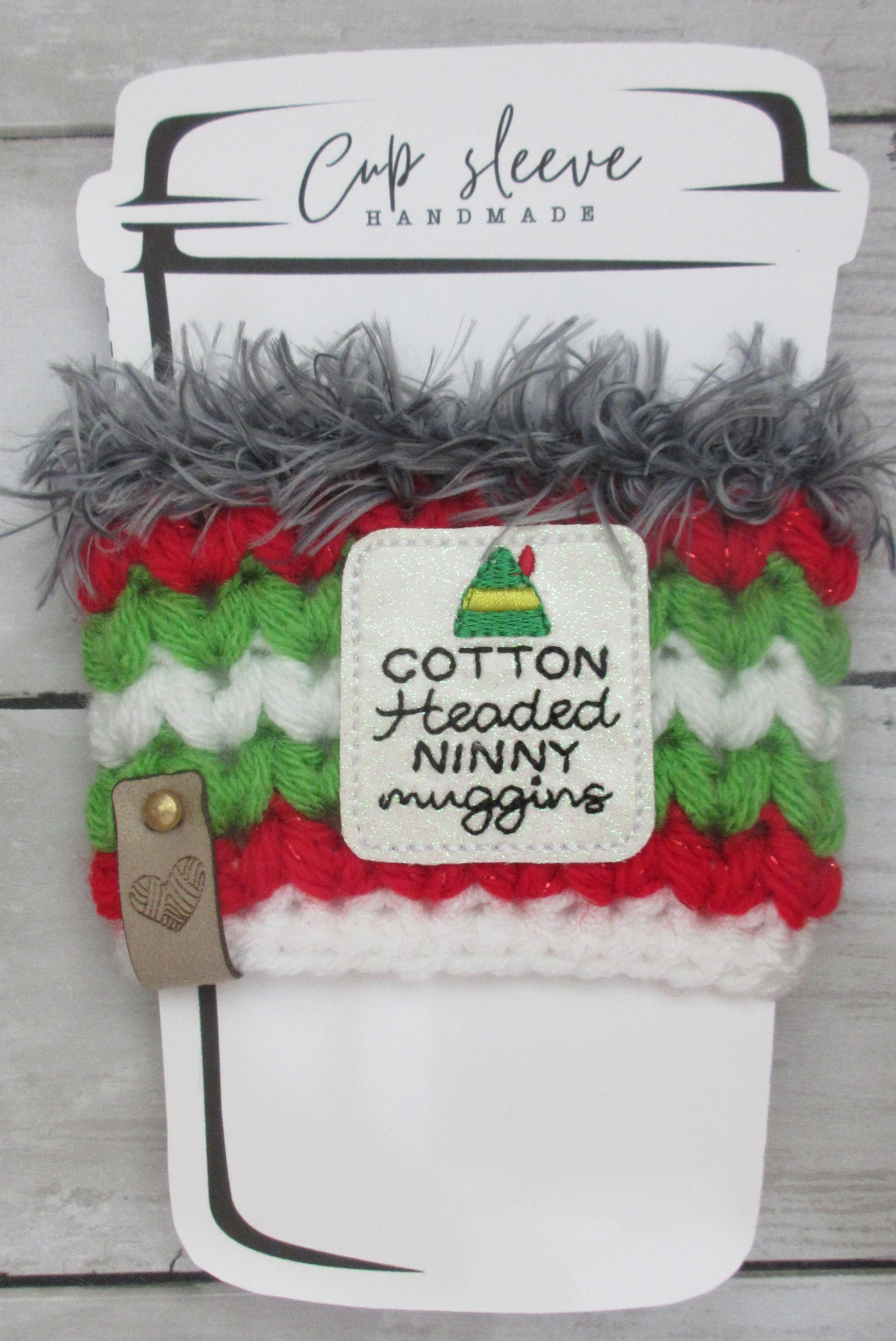 Christmas Cup Cozy, Cup Sleeve, Coffee Sleeve, Tea Sleeve, Holiday - Thumbnail 3