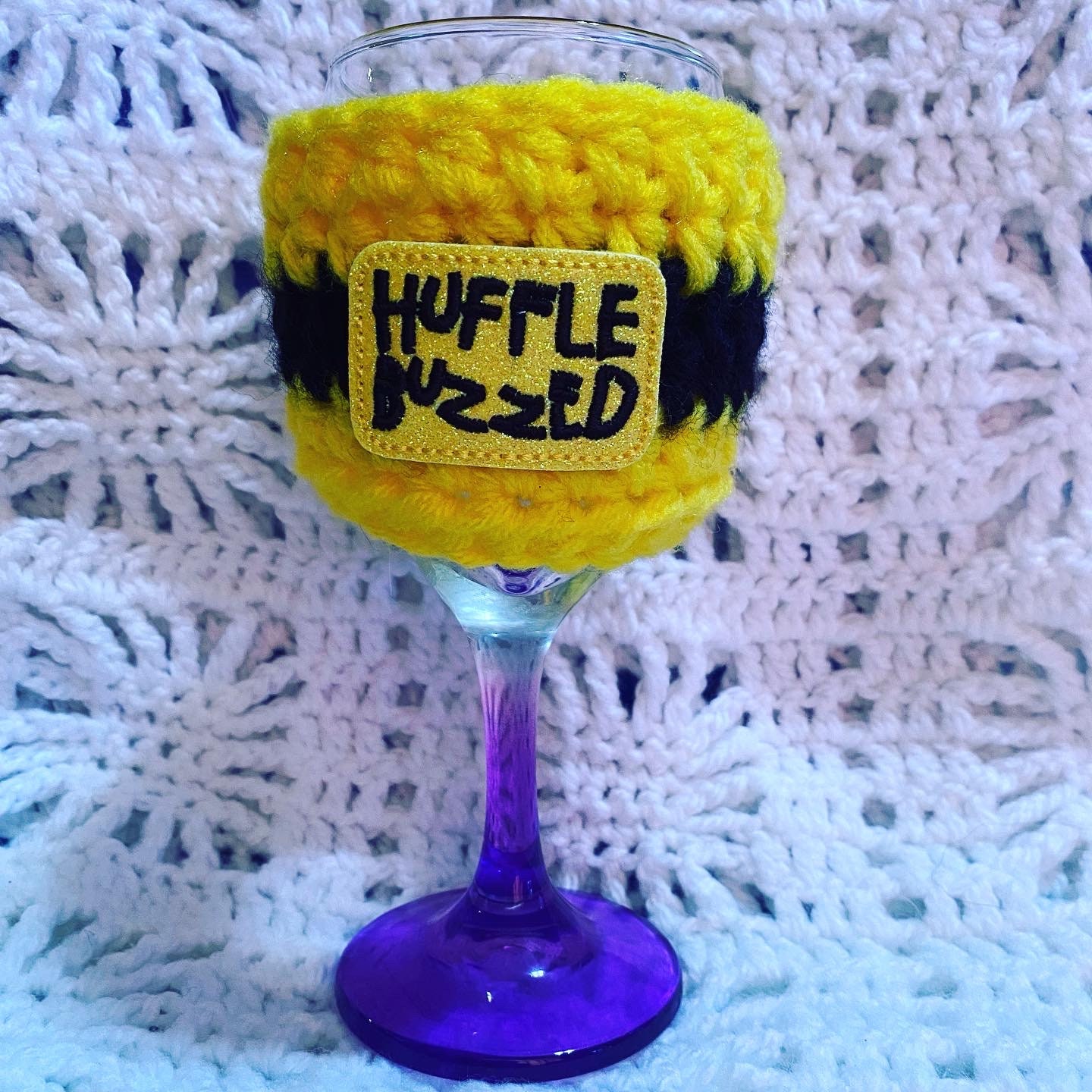 Wizard House Wine Cozy, Cup sleeve, Wine Sleeve - Thumbnail 7