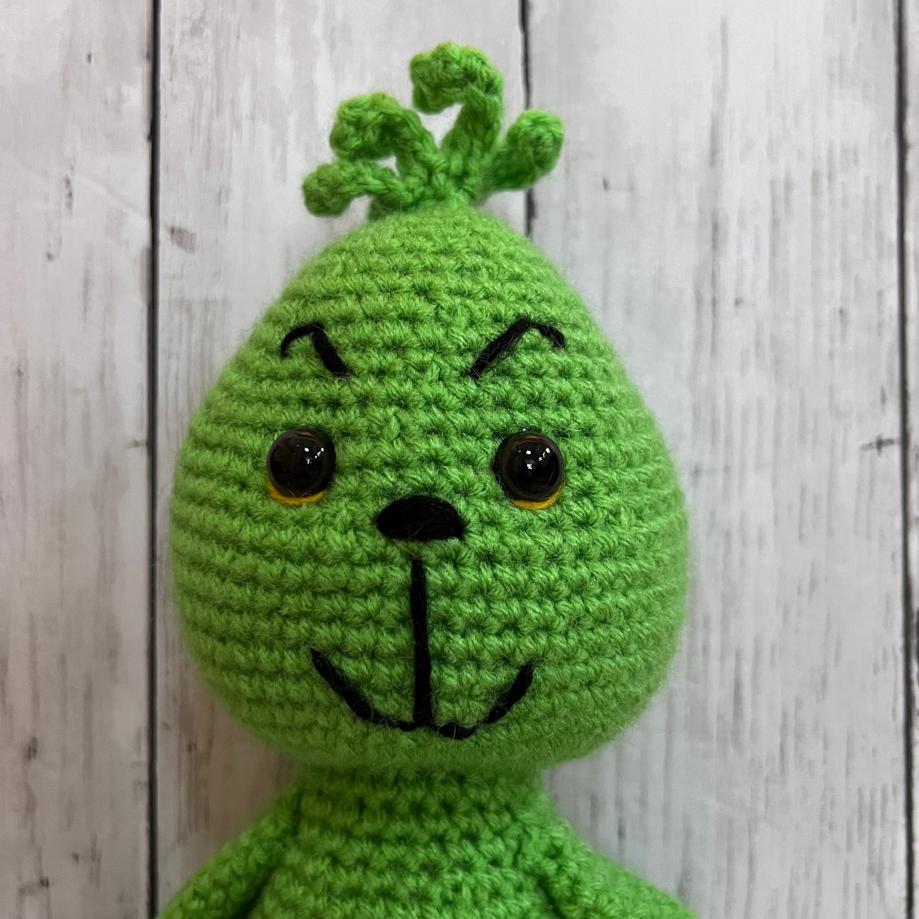 Grinch stuffy, Christmas, amigurumi, stink stank stunk - Thumbnail 3