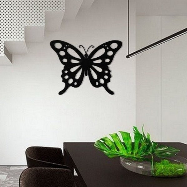 Décoration art metal, papillon, wall art, Made in FRANCE