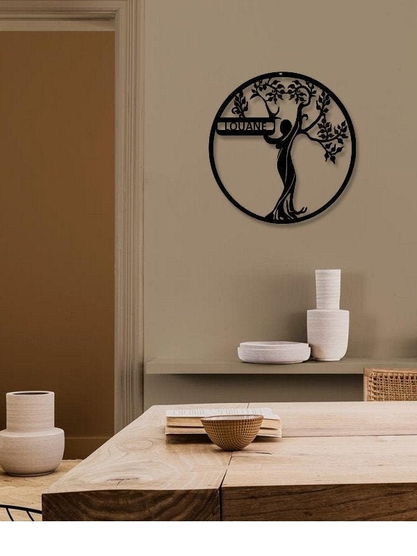 Décoration Mural Métal, Arbre de Vie, Wall Art, Made in France