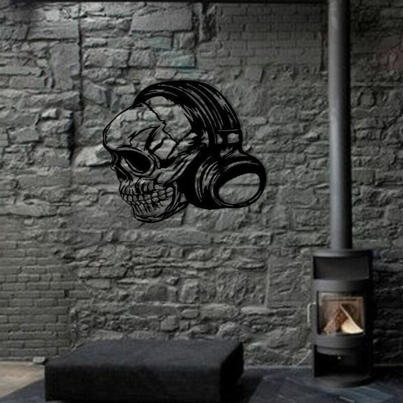 Art Mural Métal Tête de Mort - Wall Art | Made in France