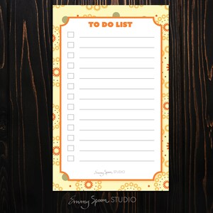 To-Do List Retro Digital Download by Emmy Spoon