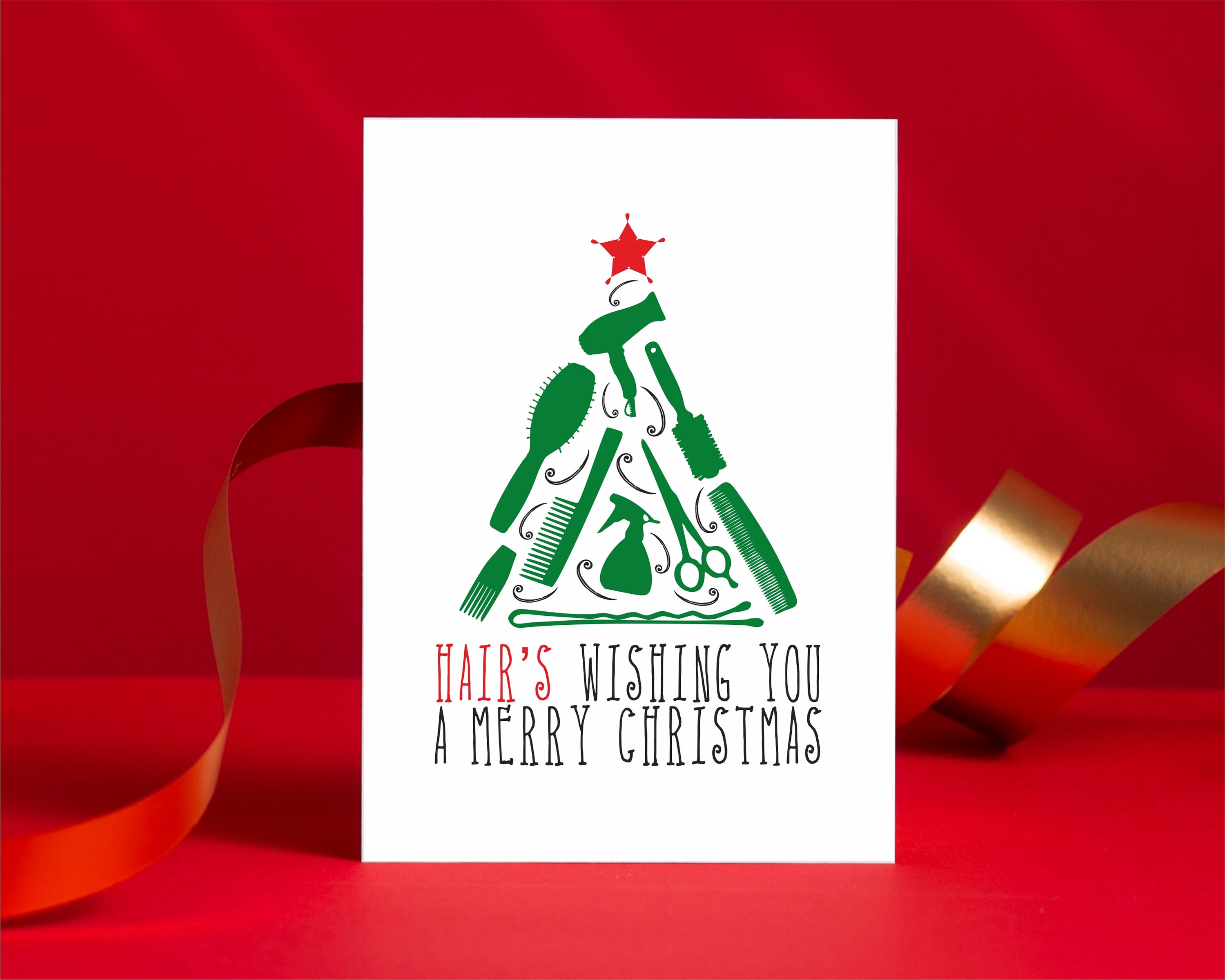 Christmas Card Hair Stylist Hairdresser Christmas Card Christmas Card For Hair Stylist Christmas Card Hair Stylist Hairdresser Christmas Card Christmas Card For Hair Stylist
