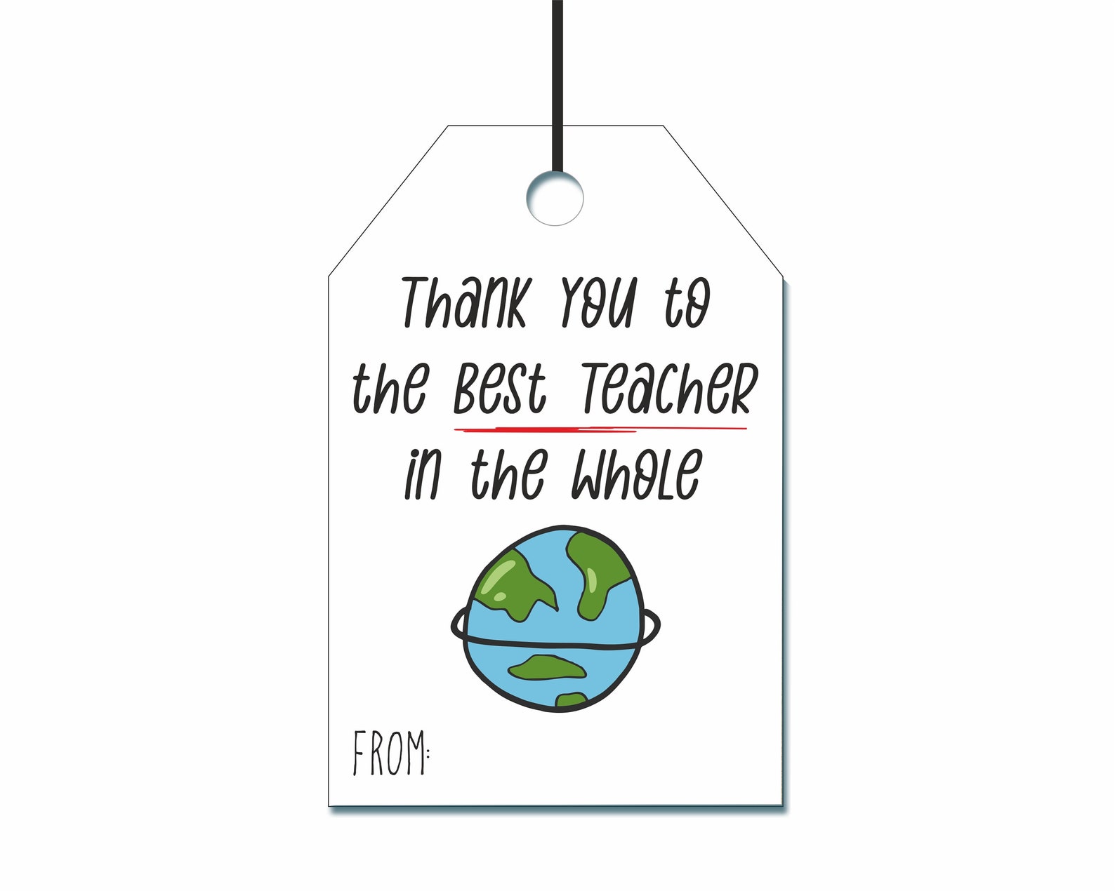 Teacher Appreciation Tags Printable Teacher Appreciation Tags Etsy