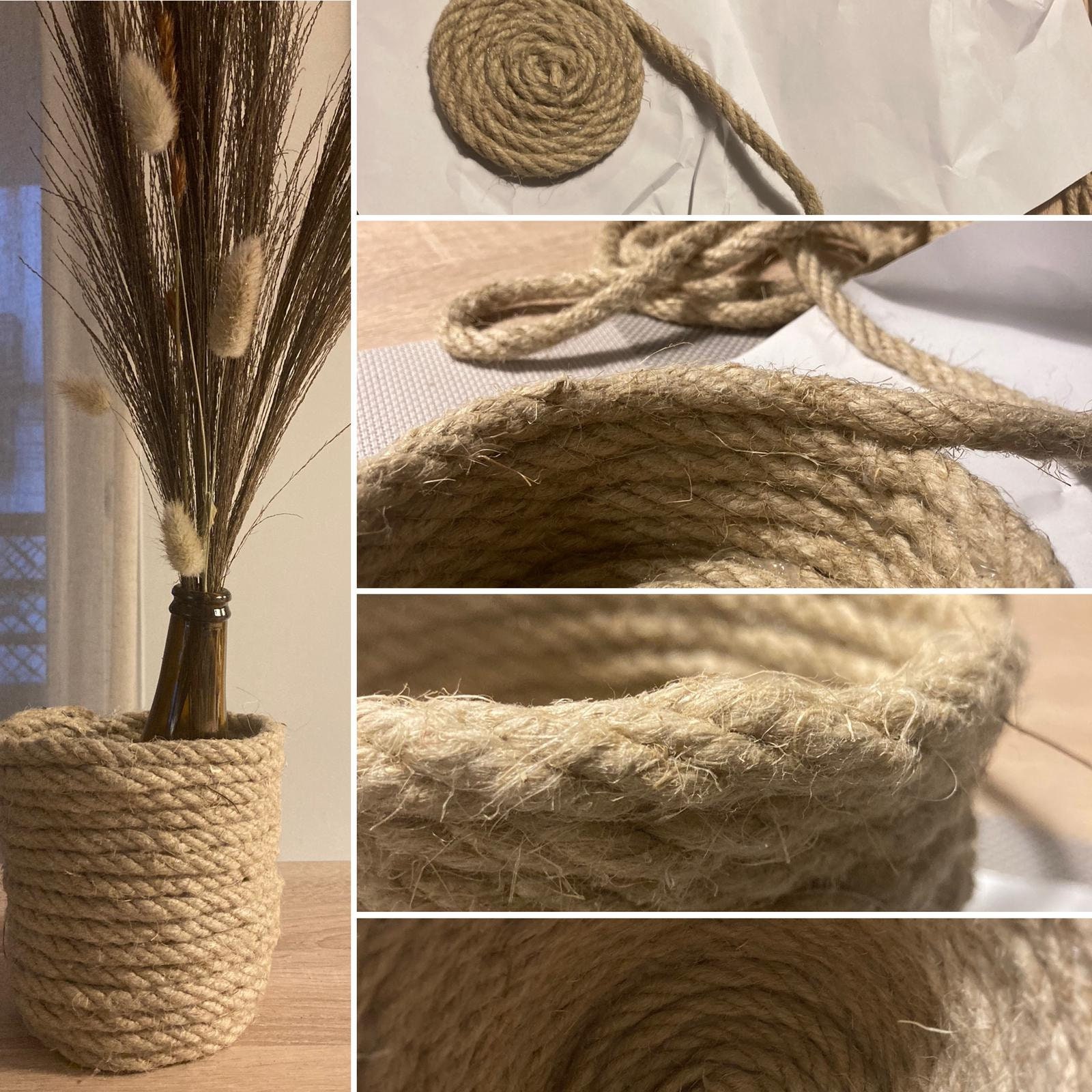 Panière en Corde de Jute