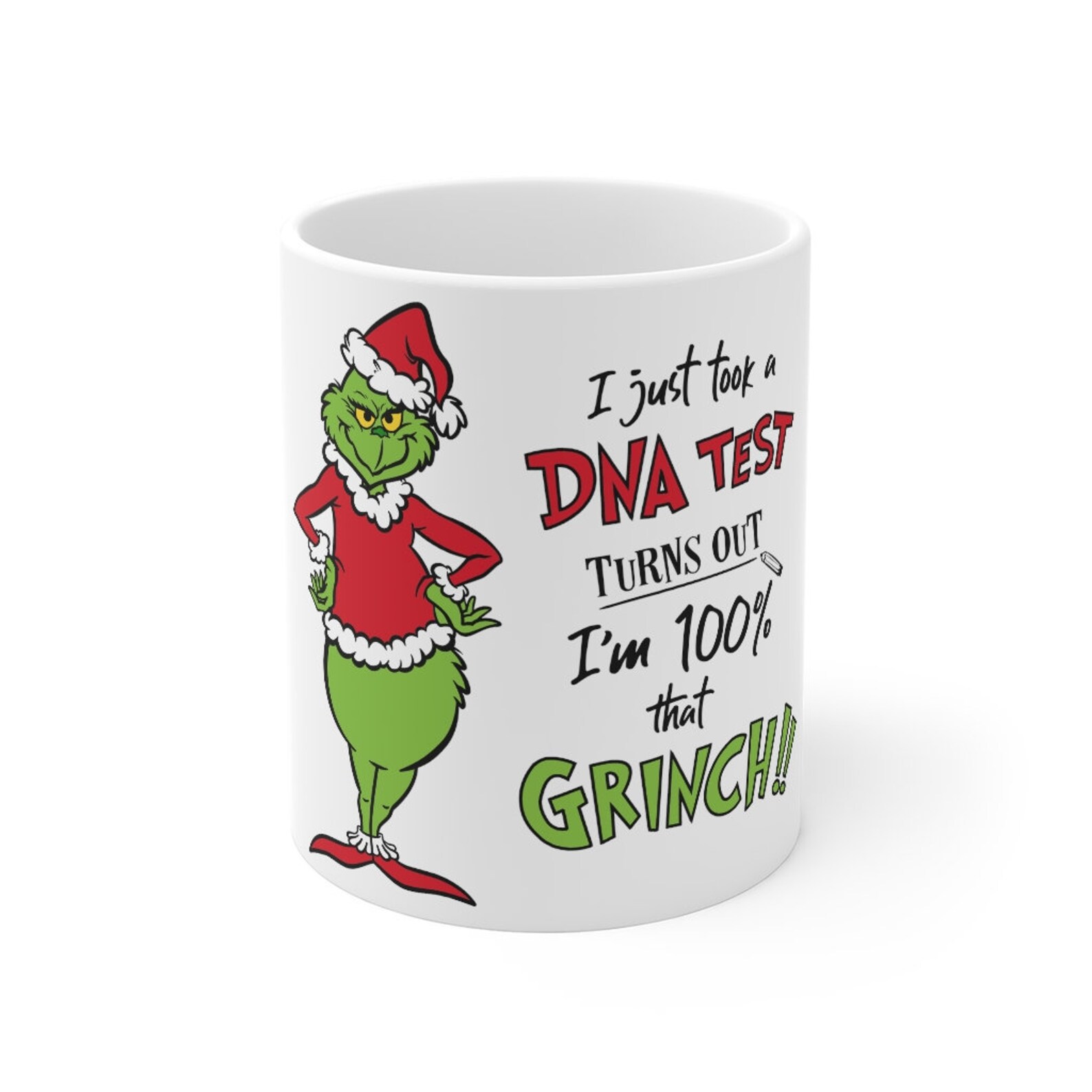 The Grinch Mug 11oz High Quality Sublimation Printing Makes It Etsy