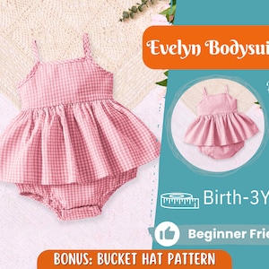 Baby Dress Sewing Pattern for Kids, Body Pattern, Kids Pattern, Dress Pattern, Beginner Pattern, Sewing Pattern Toddlers, Baby Pattern