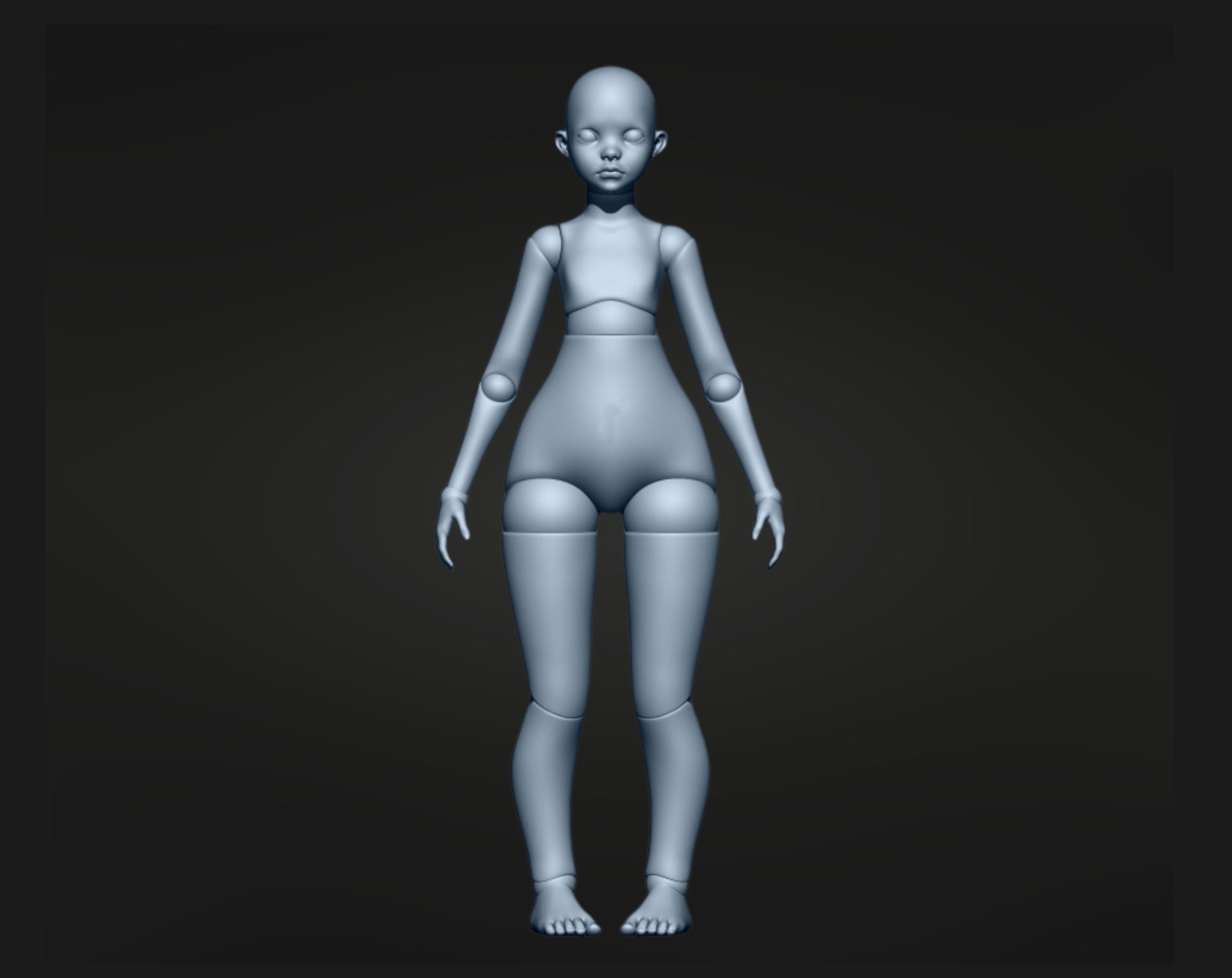 bjd movable joint doll Mayra ball joint doll | 3D Print Model