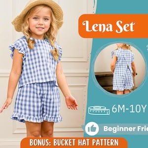 Top and Shorts Pattern for Kids, Top Pattern, Kids Pattern, PDF Pattern, Beginner Pattern, Sewing Pattern Toddlers, Shorts Pattern, Easy Top