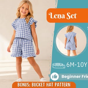 Top and Shorts Pattern for Kids, Top Pattern, Kids Pattern, PDF Pattern, Beginner Pattern, Sewing Pattern Toddlers, Shorts Pattern, Easy Top