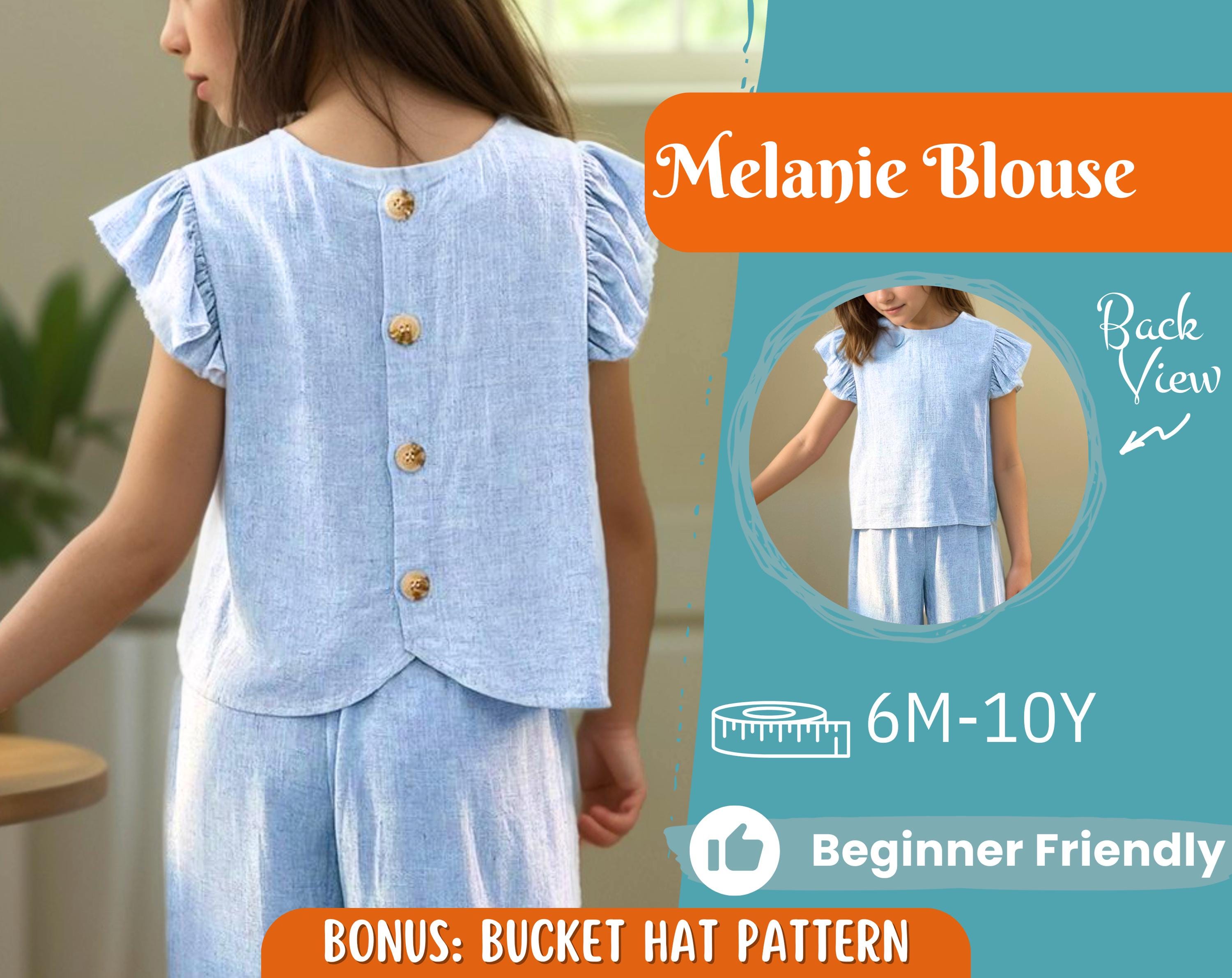Top Sewing Pattern for Kids, Top Pattern, Kids Pattern, Girl Pattern, Beginner Pattern, Sewing Pattern Toddlers, PDF Pattern, Baby Pattern