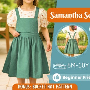 Dress and Blouse Pattern for Kids, Top Pattern, Kids Pattern, PDF Pattern, Beginner Pattern, Sewing Pattern Toddlers, Dress Sewing Pattern