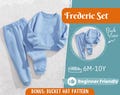 Hoodie and Pants Pattern for Kids, Hoodie Pattern, Kids Pattern, PDF Pattern, Beginner Pattern, Sewing Pattern Toddlers, Pants Pattern product logo