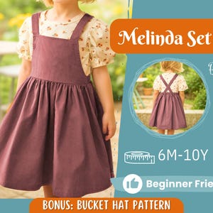 Dress and Blouse Pattern for Kids, Top Pattern, Kids Pattern, PDF Pattern, Beginner Pattern, Sewing Pattern Toddlers, Dress Sewing Pattern