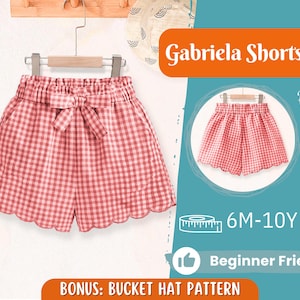 Shorts Sewing Pattern for Kids, Shorts Pattern, Kids Pattern, PDF Pattern, Beginner Pattern, Sewing Pattern Toddlers, Baby Sewing Pattern