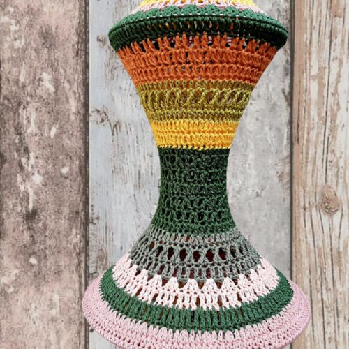 Crochet Fishnet shops Lamp Karen L (OP BETSELLING color(s) of your choice)