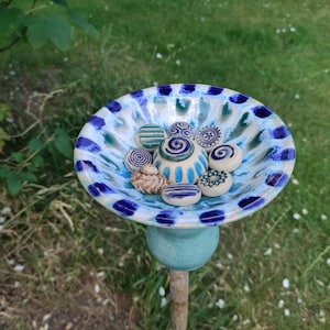 Insektentränke aus Keramik auf Bestellung, Bienentränke handgefertigt
