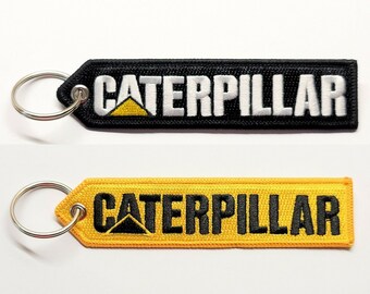 Caterpillar logo acrylic key tag cat logo new key chain 