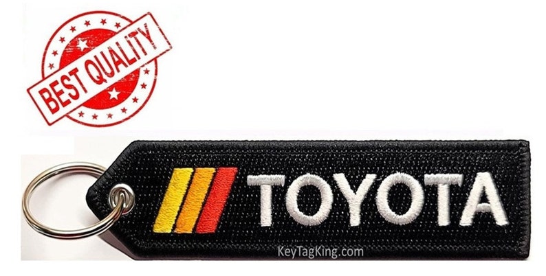 TOYOTA TRD TRUCK Keychain Highest Quality Double Sided Embroider Fabric, exclusive product