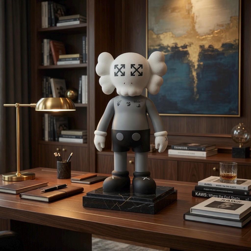 KAWS X Off-white Inspired Companion Figure - Etsy Israel