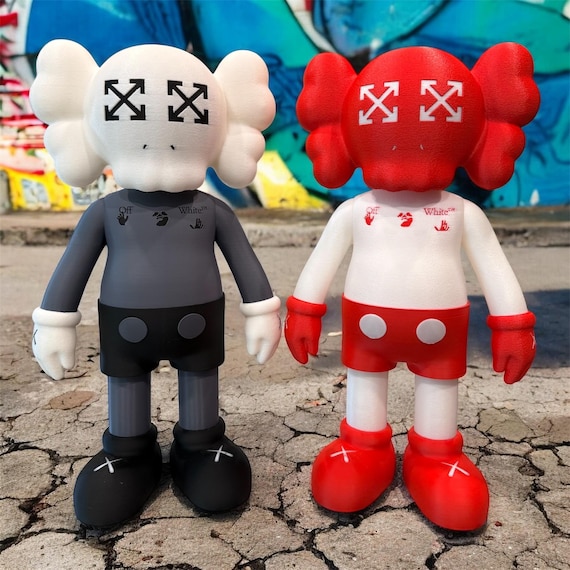 KAWS X Off-white Inspired Companion Figure - Etsy Israel