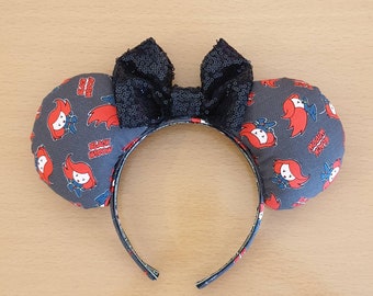 Black Widow Disney Ears Etsy