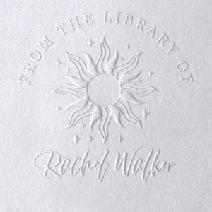 Embossing Stamp, Book Embosser, Ex Libris Book Embosser, Bookish Gifts, Book Gifts - MADE IN MELBOURNE