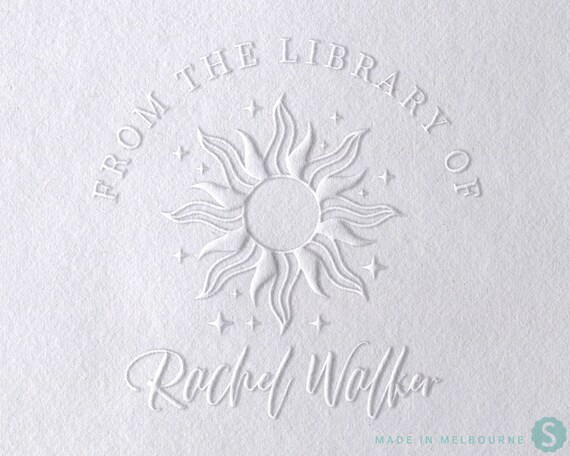 Solitaire Embosser Embossing Stamp Book Embosser Ex Libris Book Embosser - Etsy Australia