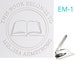 Custom Book Embosser Library Book Embosser 5+ Designs Ex Libris Custom Embosser Seal Stamp Personalised Customised Library Embosser 