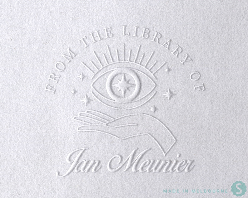 Embossing Stamp Book Embosser Ex Libris Book Embosser Etsy Australia