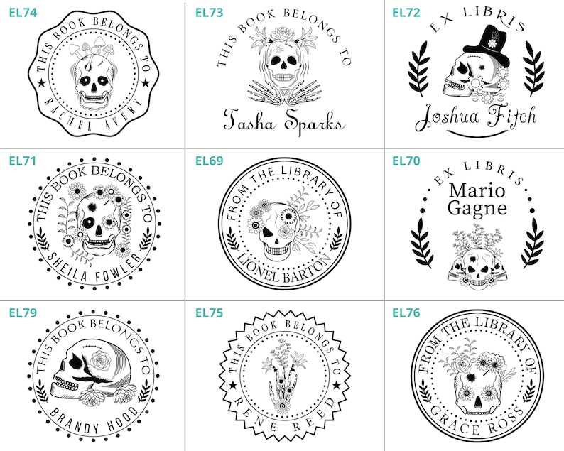 Embossing Stamp Book Embosser Ex Libris Book Embosser Etsy Australia