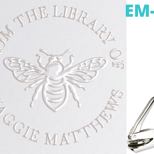 Library Book Embosser Custom Library Book Lover Gift 5 Etsy Australia