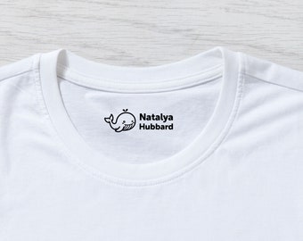 Daycare Labels, Kids Fabric Stamp, Clothing Stamp Ink, Personalised Clothing Stamp, Fabric Stamp Kit, Custom Fabric Stamp, Whale Kids Stamp