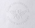 Library Book Embosser Custom Library Book Lover Gift 5+ Designs Melbourne Made product logo