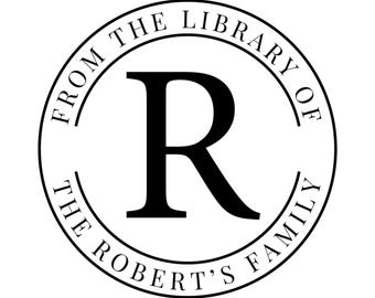 Personalized Ex Libris Stamp or Embosser: Cat Lover Gift
