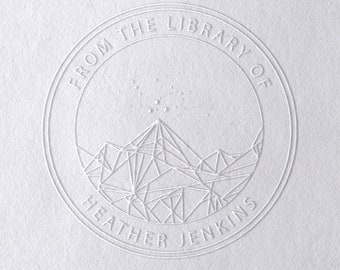 Custom Book Embosser, Night Court  Personalised  ACOTAR Embosser stamp, Book Embosser, Scrap booking Velaris Embosser,
